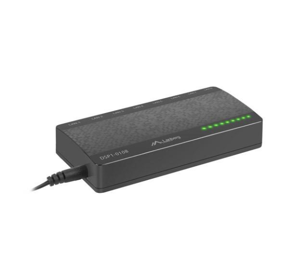 LANBERG 8-port 100M/S Desktop DSP1-0108 - 1378189 - zdjęcie